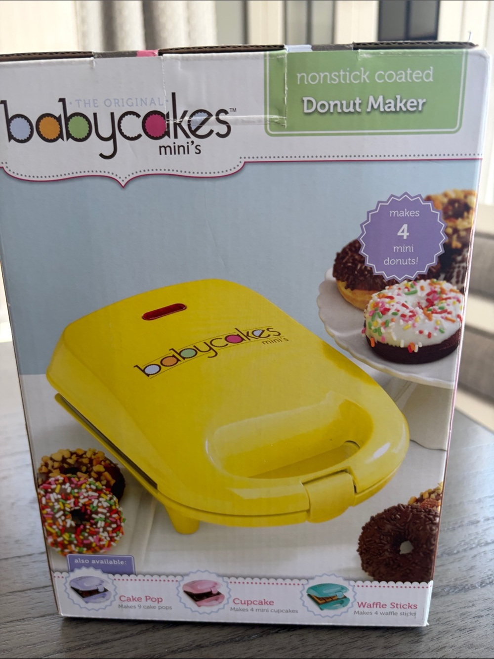Babycakes Mini's Yellow Nonstick Donut Maker